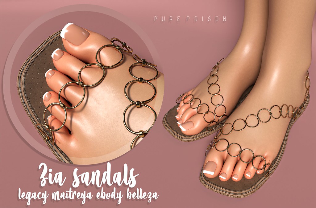 Pure Poison - Zia Sandals  - Happy Weekend