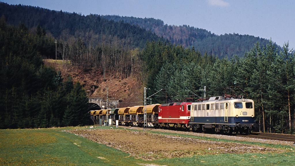 DB 139 133/ 143 930 Obergieß-Tunnel 30.03.1991