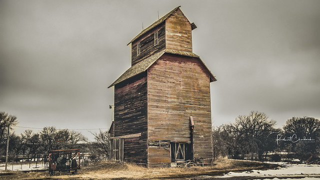 Abandoned Grain Elevator - Nebraska