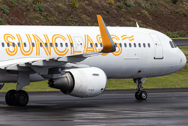 OY-TCD Sunclass AIrline A321 Funchal Airport Madeira