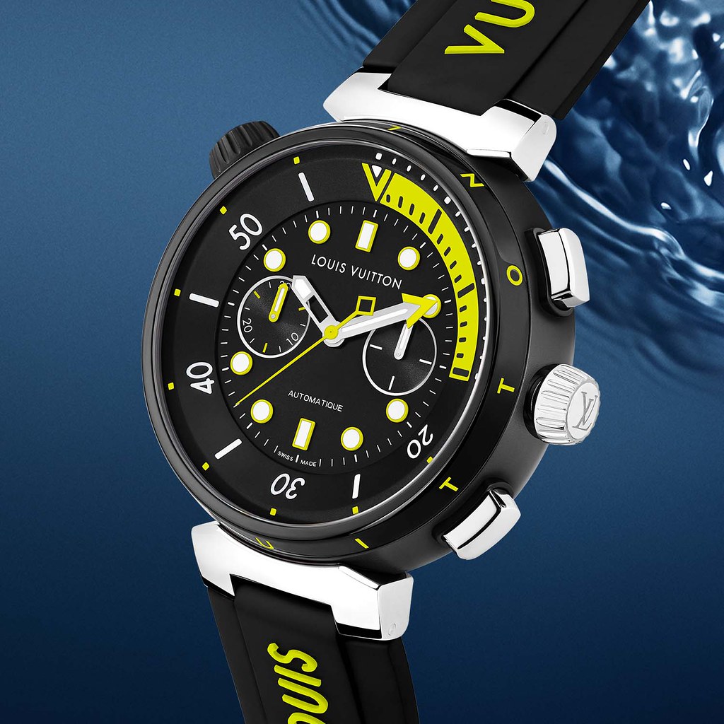 Louis Vuitton Tambour Street Diver collection adds a new chronograph model