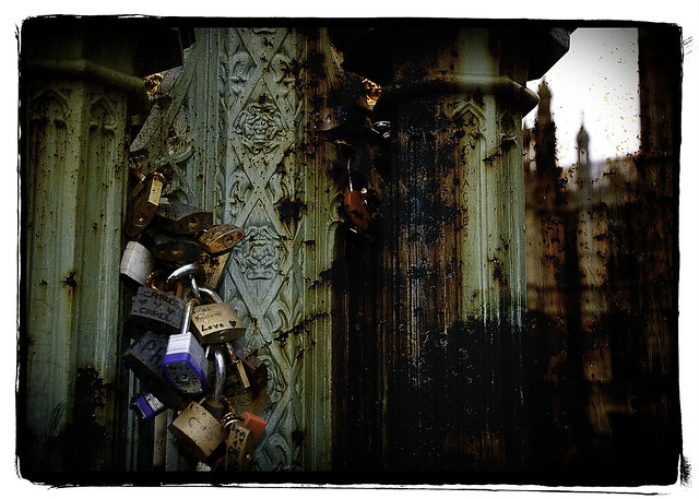 Westminster Bridge Love Locks