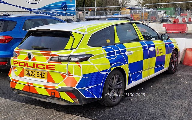 Kent Police Peugeot 308 GN22 EHZ