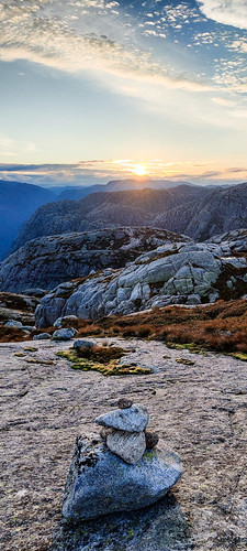 Hiking the Kjerag route, Norway by jbdodane, Taken on 03 September 2022 in Norway near Kjerag-Preikestolen (Kjerag trail, Lysebotn, Rogaland, Nor