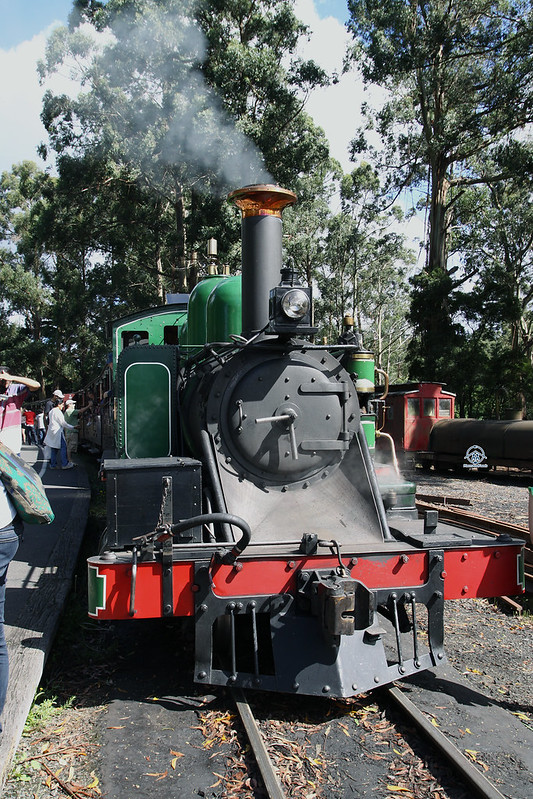 Puffing Billy Railway steam train