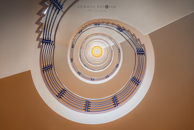 Stairs of Brahms Kontor buidling, Hamburg