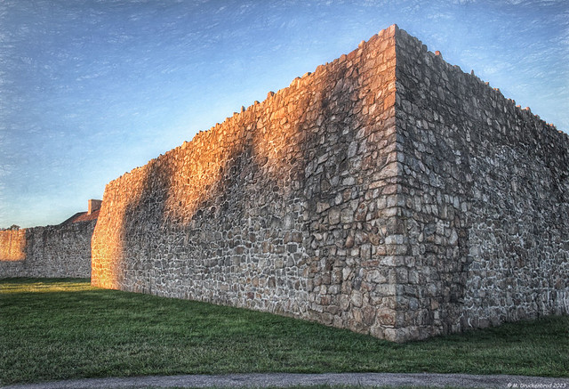 The outer Defensive Wall of Fort Frederick