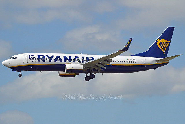 Ryanair EI-DCG Boeing 737-8AS Winglets cn/33805-1530 wfu 8 Jan 2022 cvtd BCF 9 May 2022 reg OM-EDB RDS Cargo Group 11 Apr 2023 opby AirExplore @ EDDF / FRA 30-04-2018