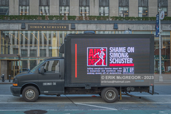 AIDS Activists Demand Simon & Schuster Stop Spreading Deadly HIV/AIDS Misinformation