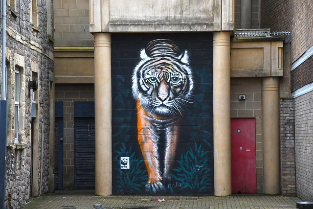 Street art - mural in Weston-super-Mare