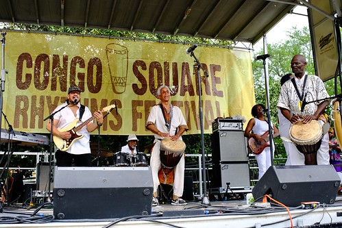 Bamboula 2000 at Congo Square Rhythms Festival - March 25, 2023. Photo by Michele Goldfarb.