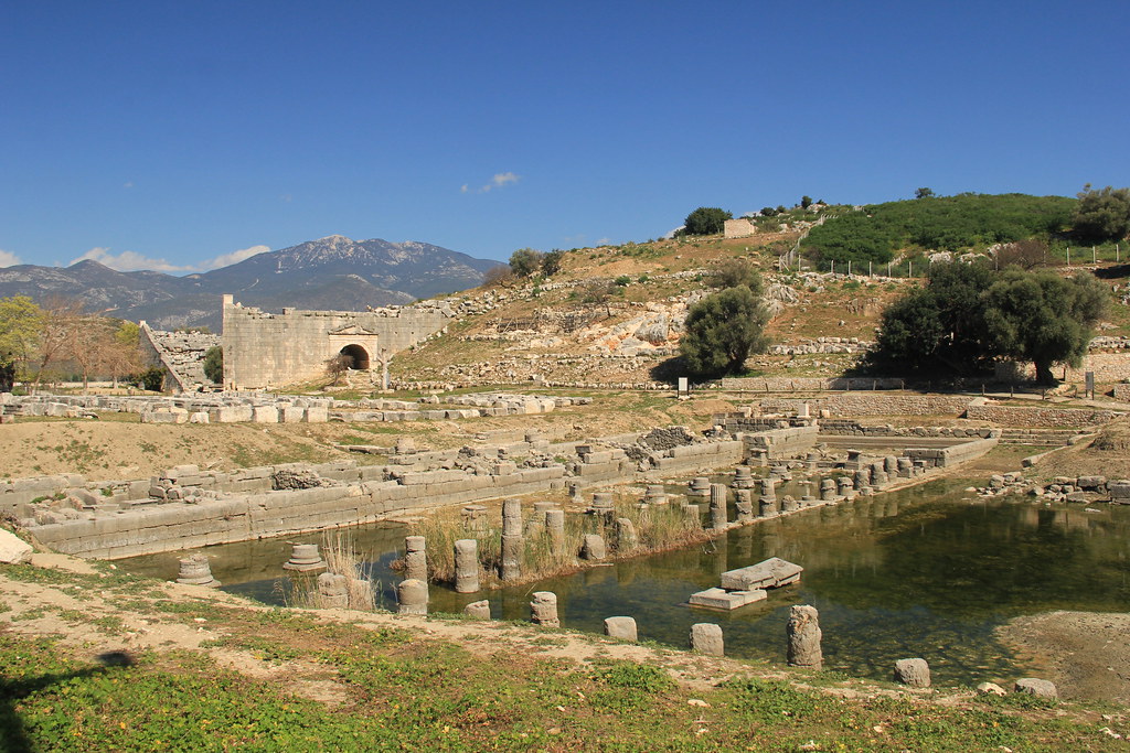 The ancient site of Letoon, along the Lycian Way.