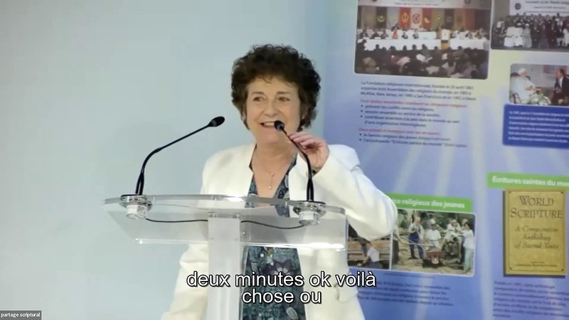 Mme Brigitte WADA, présidente de la Fédération des Femmes pour la paix mondiale en France