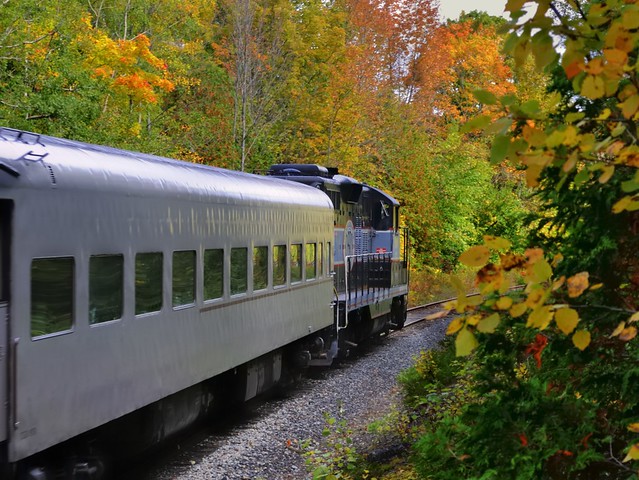 Credit Valley Explorer heritage railroad, Forks of the Credit, Caledon, Ontario..