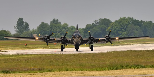 Boeing B-17G Flying Fortress as USAAF B-17F 'Movie Memphis Belle' - Mount Hope, Ontario..