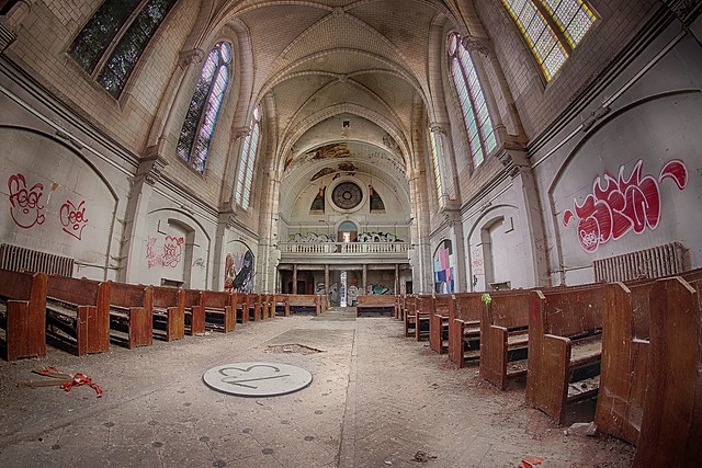 Chapel in abandoned nursing home