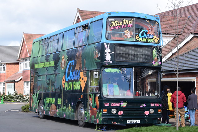 K890CSF   Chase Play Bus, Rugeley