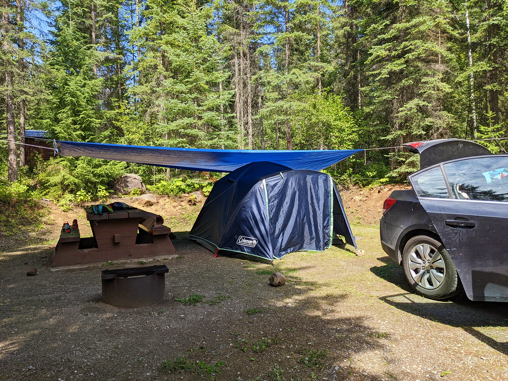 Pyramid campground, Wells Gray Provincial Park, BC, Canada