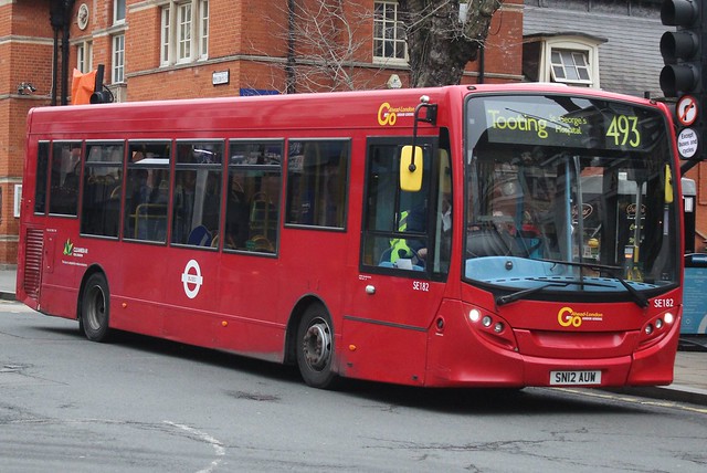 Go Ahead London Alexander Dennis Enviro200 SE182 (SN12 AUW)