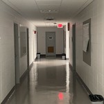 walking around the darkness of the lab last night 