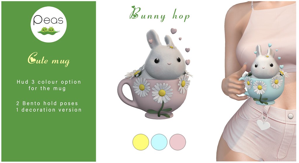Bunny hop mug💚💚