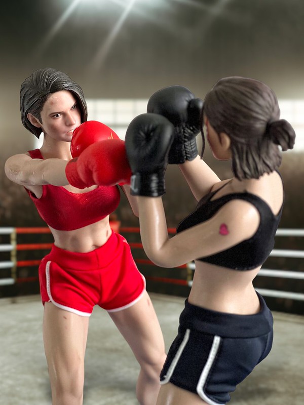 Jill and Ellie boxing 52781805665_d3de419c1d_c
