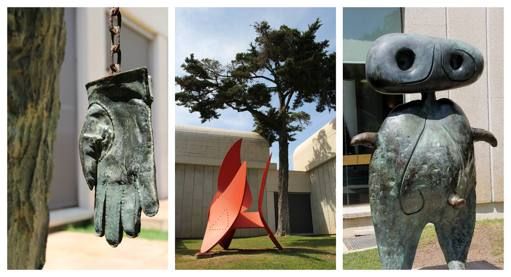 Joan Miro sculptures, Fundacio Joan Miro, Barcelona