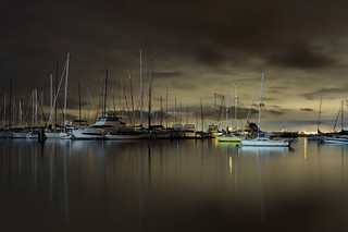 Sandringham yachts at dawn