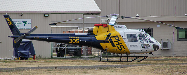 VH-AWK | Professional Helicopters Services | Aérospatiale AS 350BA Ecureuil | Bendigo Airport | (BXG/YBDG)