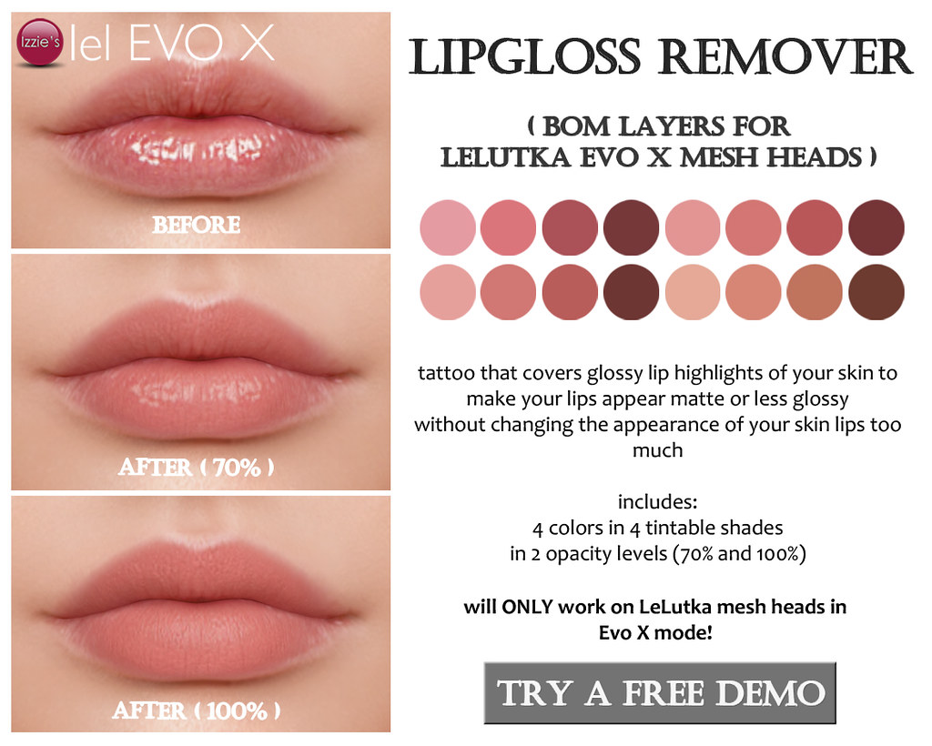 Lipgloss Remover (LeLutka Evo X) for FLF
