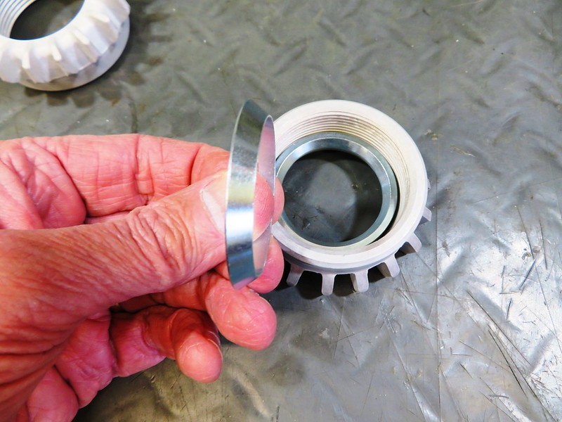 Split Exhaust Header Clamping Ring Bevel Face Mates With Solid Clamping Ring Bevel Inside Header Nut