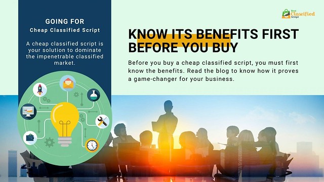 Going For a Cheap Classified Script? Know Its Benefits First Before You Buy