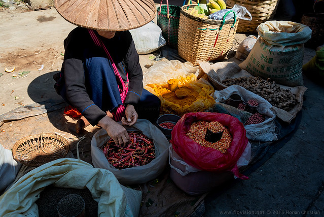 Fresh market, Inle lake, Myanmar