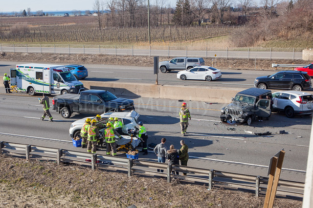 Young Boy Killed in Chain-Reaction Crash on the QEW in Beamsville