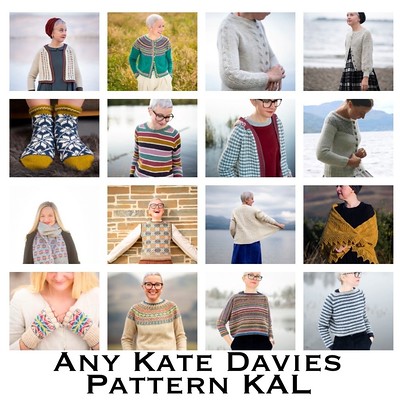 At our Thursday Knit Night, we decided on a  Any Kate Davies Pattern KAL to start on May 1st.