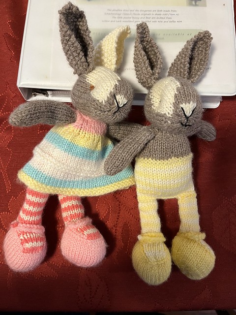 We still have one more Bunny class but Carolyn jumped ahead and had two finished already last week!