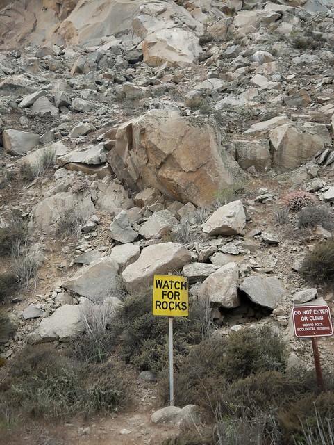Watch for rocks. Morro Rock