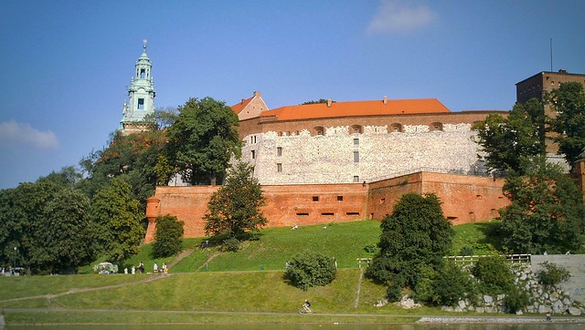 Wawel castle by river