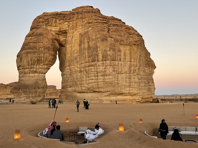 Elephant Rock en Al Ula (Arabia Saudí)