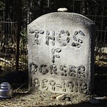 Thos F Dorser If you can&#039;t obtain a carved gravestone you can always use rocks and concrete.