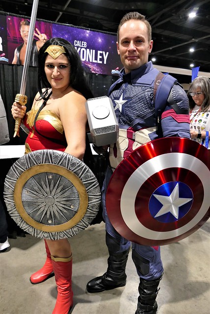 Wonder Woman and Captain America
