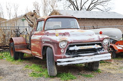 Route 66 Chevrolet 5500 1955-1959 Wrecker in Holbrook AZ 16.1.2023 0721