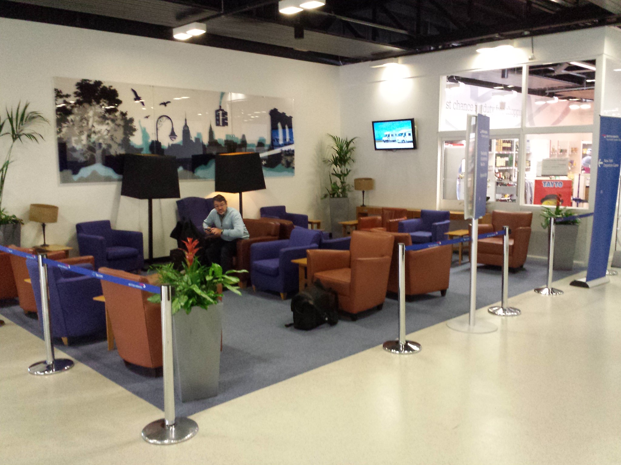 The waiting area at Shannon
