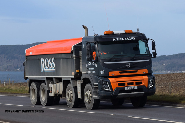 A. ROSS & SONS VOLVO FMX 8x4 410 R12 XST