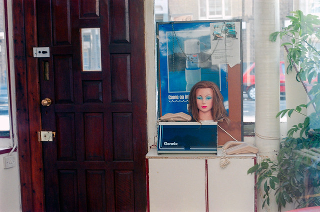 Shop window, Marshalsea Rd, The Borough, Southwark, 1992, 92c09-03-53
