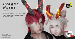 +SEKAI+ Dragon Horns - Happy-Weekend