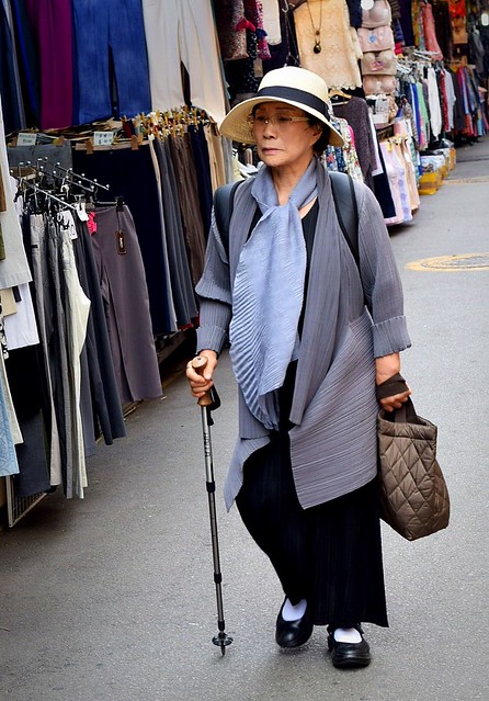Street Photo / Elderly Lady Shopping