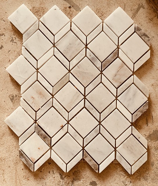 Tile sample for a kitchen