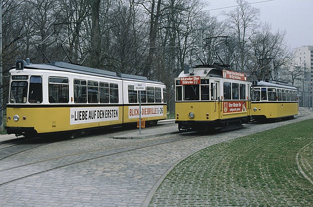 Strassenbahn  Ulm 12  / 08.04.88