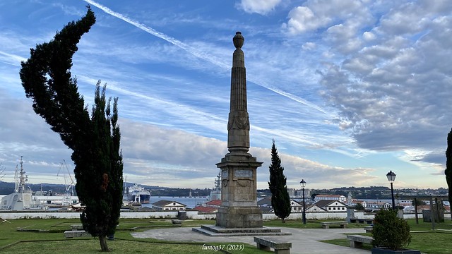 Obelisco a Churruca en Ferrol.